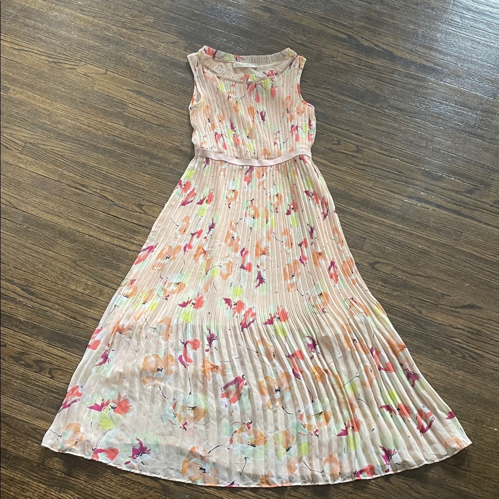 Laundry Room Floral Pleated Maxi/midi Dress